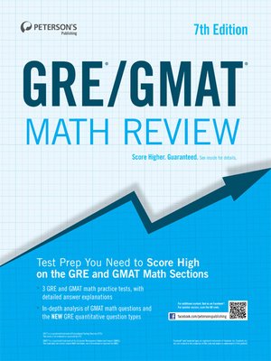 cover image of GRE/GMAT Math Review